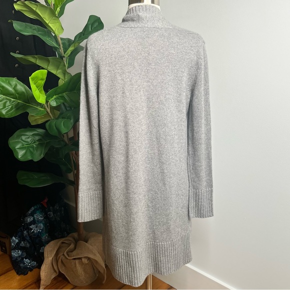 NWOT Sutton Studio Gray Cashmere Duster S - Picture 8 of 11